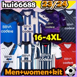 23/24 LIGA MX MONTERREY Soccer Jerseys R.Funes 22 2023 2024 Men women R. Funes Mori V.JANSSEN AKELOBA M.MEZA S.VEGAS RAYADOS Mexican League football shirt