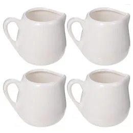 Dinnerware Sets 4 Pcs Sauce Spoon Ceramic Milk Jug Mini Water Kettle Coffee Creamer Ceramics Creative Lovers Espresso Ss