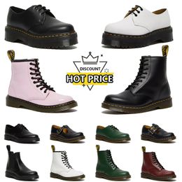 Женские дизайнерские ботинки Doc Martens на платформе Jadon Smooth Leather 2023 Nappa Chelsea 1460 dr martins женщина Ботильоны Лоферы Оригинальные ботинки AirWair Ankle martin 45