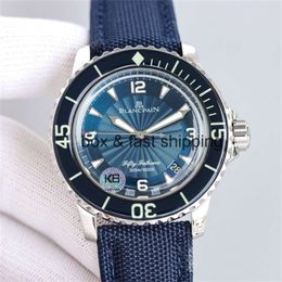 Ceramic watchDesigner luxury watch 5015 45mm Fifty Diving Watch Automatic Mechanical Men's Luxury Movement Super Waterproof Glow X2TS