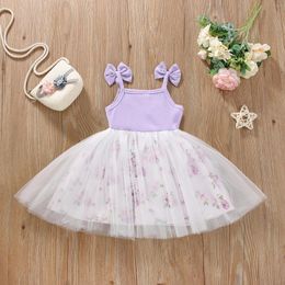 Clothing Sets Emmababy Infant Baby Girls Summer Dress Sleeveless Backless Floral Printed Patchwork Ruffled Midi