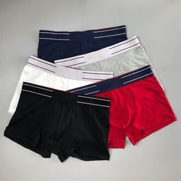 Mens 2021 Designer Underpants Boxers Brands Sexy Classic Male Casual Cotton Breathable Underwear Briefs Shorts 5PCS Lot299w