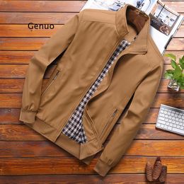 Men's Jackets Spring Men's Bomber Zipper Jacket Male Casual Streetwear Hip Hop Slim Fit Pilot Coat Men Clothing 4XL 5XL 6XL