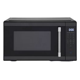 ZAOXI 1.1 Cu. Ft. Countertop Microwave Oven, 1000 Watts, Black Stainless Steel Kitchen Appliances