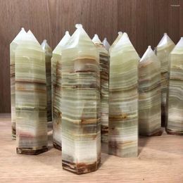 Decorative Figurines 1PCS Natural Afghanistan Jade Crystal Point Energy Column Obelisk Hand Polished Very Beautiful Gemstone Specimens