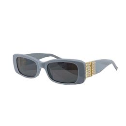 Mens Womens Sunglasses BB0096S Square Sunglasses With diamonds style Fashion Classic Retro Designer sunglassess Red Glass UV400 Protection Case