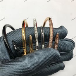 Fashion Bracelet designer luxury bangle charm bracelets stainless steel chain spring-ring-clasps snap bangles for men women button269I