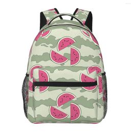 Backpack 2023 Fashion Abstract Watermelon Travel For Teenager Girl Boys School Bag Mochilas