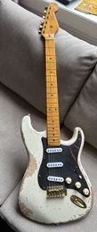 Old Unbranded Electric Guitar For Spares