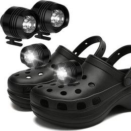 Timsah Işık Farları LED Ayakkabı Işık Şeridi 3 Işık Modları IPX5 Su Geçirmez Yürüyüş Köpekleri için Uygun Kamp Bisiklet Kampı Headligh347E