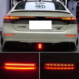 For Honda Accord 2023 MK11 12V LED Bumper Light Rear Fog Lamp Brake Light Dynamic Turn Signal Reflector