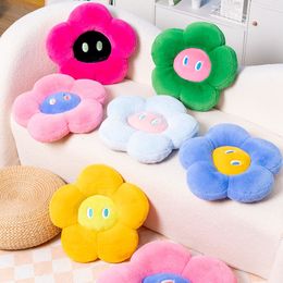 Plush Dolls Flower Shaped Throw Pillow Butt Cushion Floor Seating Cute Room Decor for Bedroom Sofa 230919