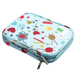 Sewing Notions & Tools Empty Knitting Needles Case Travel Storage Organizer Bag For Circular And Accessories Kit Bag1259v