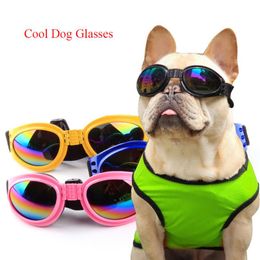 5Pcs lot Pull Wind Fashion Dogs Pets Accessories Foldable Pet Glasses Dog Sunglasses Windproof and Moth Proof Sunglasses Pet Suppl304K