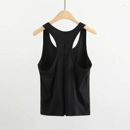 Active Shirts With Logo Women Tank Tops Stretch Sexy Blouse Gym Sleeveless Sports Black Top Vest Running Exercise Ftness