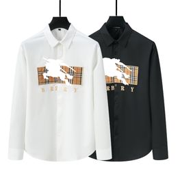 22ss Designer Men's Dress Shirt Business Fashion Casual Shirt Men's Shirt Spring Fit Shirt Brand Men's Luxury Asian Size M-3XL