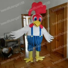 Halloween Rooster Mascot Costumes Top Quality Cartoon Theme Character Carnival Unisex Adults Outfit Christmas Party Outfit Suit