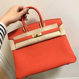 Tote Genuine Leather Bk Platinum Bags Handbag Designer 2024 Official Website Ladies Bag Shoulder Messenger Garden
