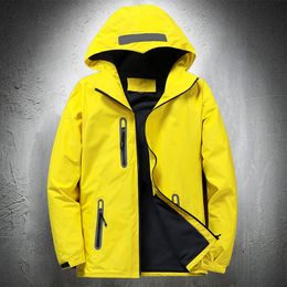 Mens Jackets Men Autumn Thin Outdoor Jacket Waterproof Outwear Windbreaker Reflective Article For Rain 230920