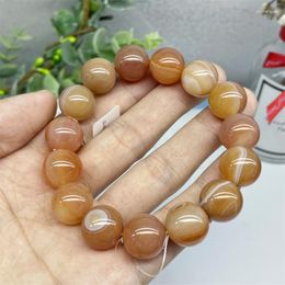 Bangle Natural Persian Agate Bracelet Crystal Quartz Healing Stone Fashion Gemstone Jewelry Gift 1pcs 14mm