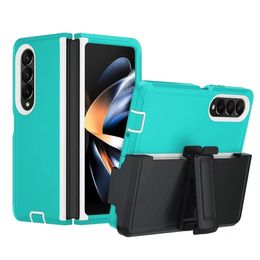 Armour Phone Cases for Samsung Galaxy Z Fold 5 Flip 5 Belt Clip Full Body Heavy Duty Shockproof Protective Cover Case