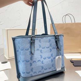hand totes c-bag designer women canvas tote bag large luxury handbag Vintage Fashion Print Crossbody Bag woemns handbag denim purse 230819