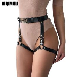 Nxy Bdsm Erotic Leather Pants Clothes Suit Restraints Adjustable Clothing Couples Sex Flirting Toys for Women