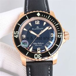 Ceramic watchDesigner luxury watch 5015 45mm Fifty Diving Watch Automatic Mechanical Men's Luxury Movement Super Waterproof Glow BM0W