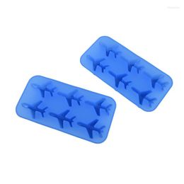Baking Moulds 1PCS Silicone 3D Airplane-shaped Ice Ball Mould Maker Chocolate Cakes Decoratiion