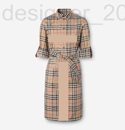 Runway Dresses Designer 23 women dress Spring and summer female slimming temperament skirt rainbow ribbon with belt straight high-grade dresses di_girl YXAE