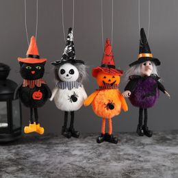 Halloween Toys Plush Doll Pendant Ghost Festival Pumpkin Witch Ornaments Haunted House Decoration Props Party Decorations 230919