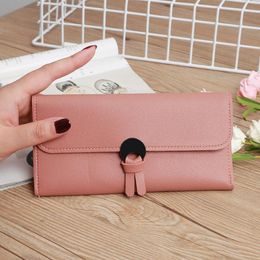 Wallets Women's Purse Fashion Multi-card Metal Buckle Hand Bag Large Capacity Card Mobile Phone