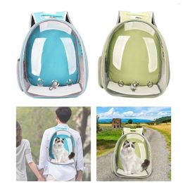 Cat Carriers Pet Carrier Backpack Breathable Soft Shoulder Strap Small Space Travel Bag