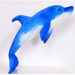 Plush Dolls Children Plush Stuffed Toy Dolphin simulation ocean animal Baby Kids Toy for Christmas Birthday gift 230919