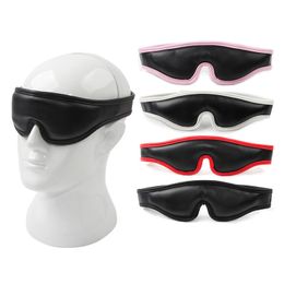 Costume Accessories Men Sexy Solid PU Eye Mask Adult Cosplay Loving Party For Male Fetish PROM mask Gay Costume