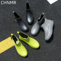Buty deszczowe męskie buty deszczowe mody buty rybackie swobodne wodoodporne wygodne modne mody bez poślizgu silny trend odporny na zużycie 230920