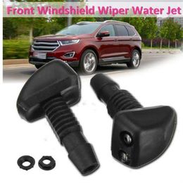Pair of Universal Car Windscreen Washer Wiper Nozzle Front Window Spray Jet202B