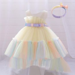 Girl Dresses Toddler 1 Year Baby Princess Dress For Kids Wedding Born Birthday Fluffy Tulle Clothes 12 Month Infant Costume Vestidos