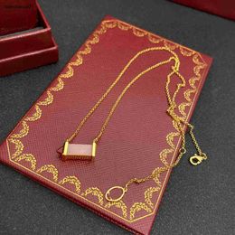 23ss Necklace for women Electroplating 18k gold Golden Chain jewelry Candy Design Gem Pendant necklace Including box Preferred Gift