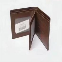 Top Quality Short Men Wallets leather card holder Money Bag Credit Cards Holders Dollar Bill Wallet Clutch Purses for Male Use2413