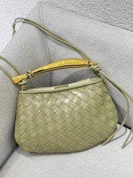 Btteca Vanata Jodie Mini Tote Teen Intrecciato Designer Evening Bag Women Sardine Series Hand Woven Straw Woven Bag Handbag
