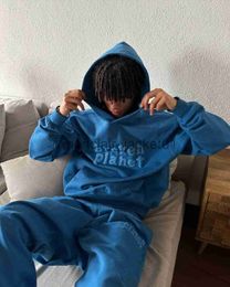 Men's Hoodies Sweatshirts Women's 3D Pattern Hoodies Pink and Blue Streetwear Popular in Europe and America Y2k Relaxed and Casual Couple Clothing J230920