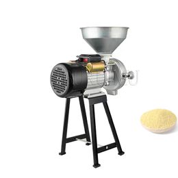 Electric Grain Mill Grinder Commercial Grinding Machine for Dry/Wet Grain Soybean Corn Spice Herb Bean Crusher Pulverizer2200W