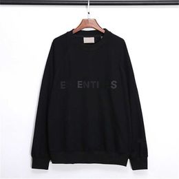 56% OFF Ess hoodie hoodies women hoodys clothes pullover sleeveless O-Neck Letter printed green overcoat sweatshirt streetwear black hoodie brand