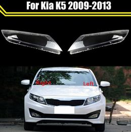 Car Headlight Cover For Kia K5 2009-2013 Auto Front Lampshade Head Light Lens Shell Masks Headlamp Glass Case