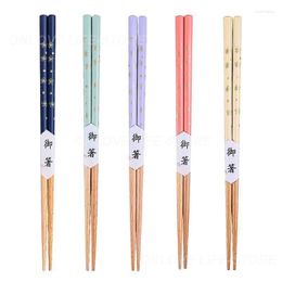 Chopsticks Wooden Durable Lightweight Bamboo For Sushi Eco-friendly Lifestyle Healthy Tableware