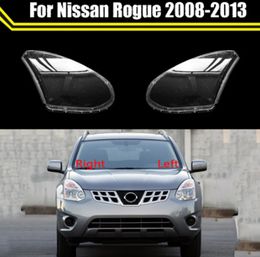 Car Front Glass Lens Headlamp Transparent Lampshade Auto Lamp Shell Lights Housing For Nissan Rogue 2008-2013 Headlight Cover