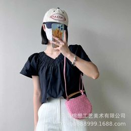 Btteca Vanata AJodie Mini Tote Teen Intrecciato Designer Evening Bag Mini Sardine Woven Doctor Bag Moon Lady Bag Metal Handle Half Moon Shoulder Messenger Bag