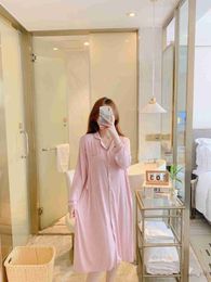 Maternity Dresses Maternity Dresses New Summer Pregnant Women's Pajama Dress Cardigan Simple and Comfortable Long Lapel and Clothing R230920