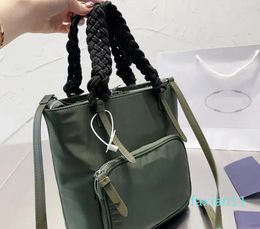 Bag Handbags Large Capacity Shopping Tote Bags Black Hardware Zipper Closure Hand Removable Leather Strap Casual Women Travel Totes Purse
